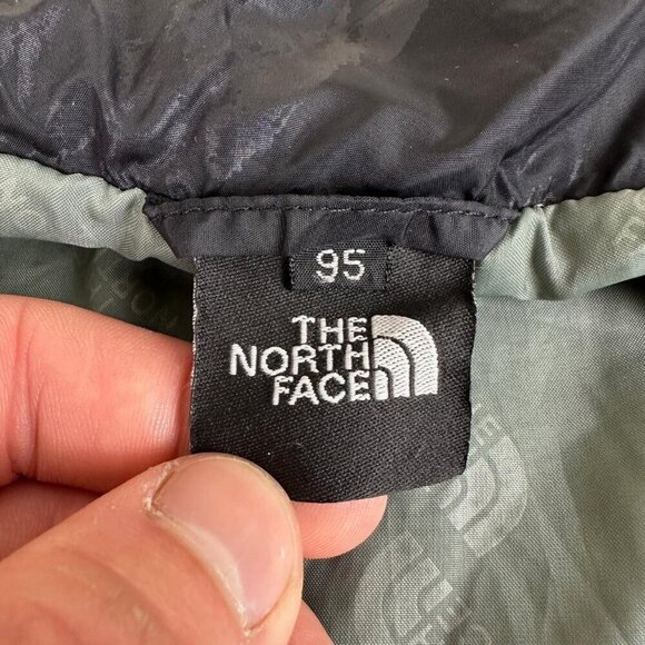 The North Face Black Patterned Puffer Jacket Women's XL - Picture 2 of 16